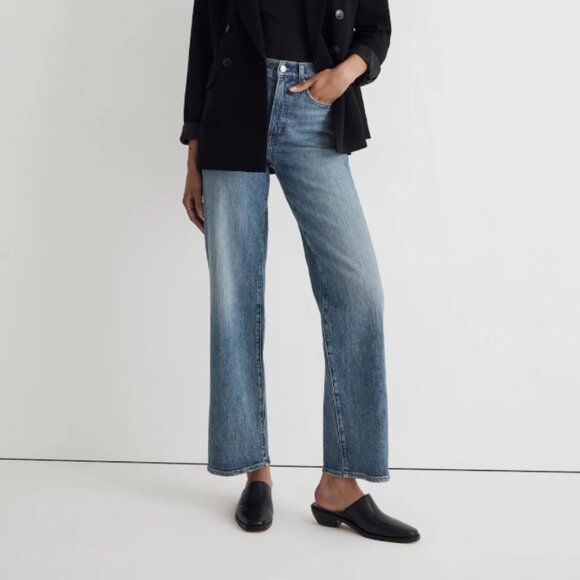 Madewell Petite Perfect Vintage Wide Leg Jean 25P Heathcote - Picture 1 of 7